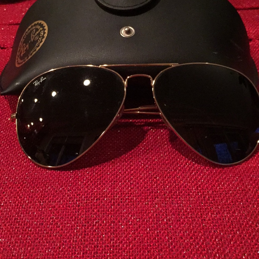 Ray Ban 62 MM Sunglasses Made in Italy 🇮🇹 Never Used